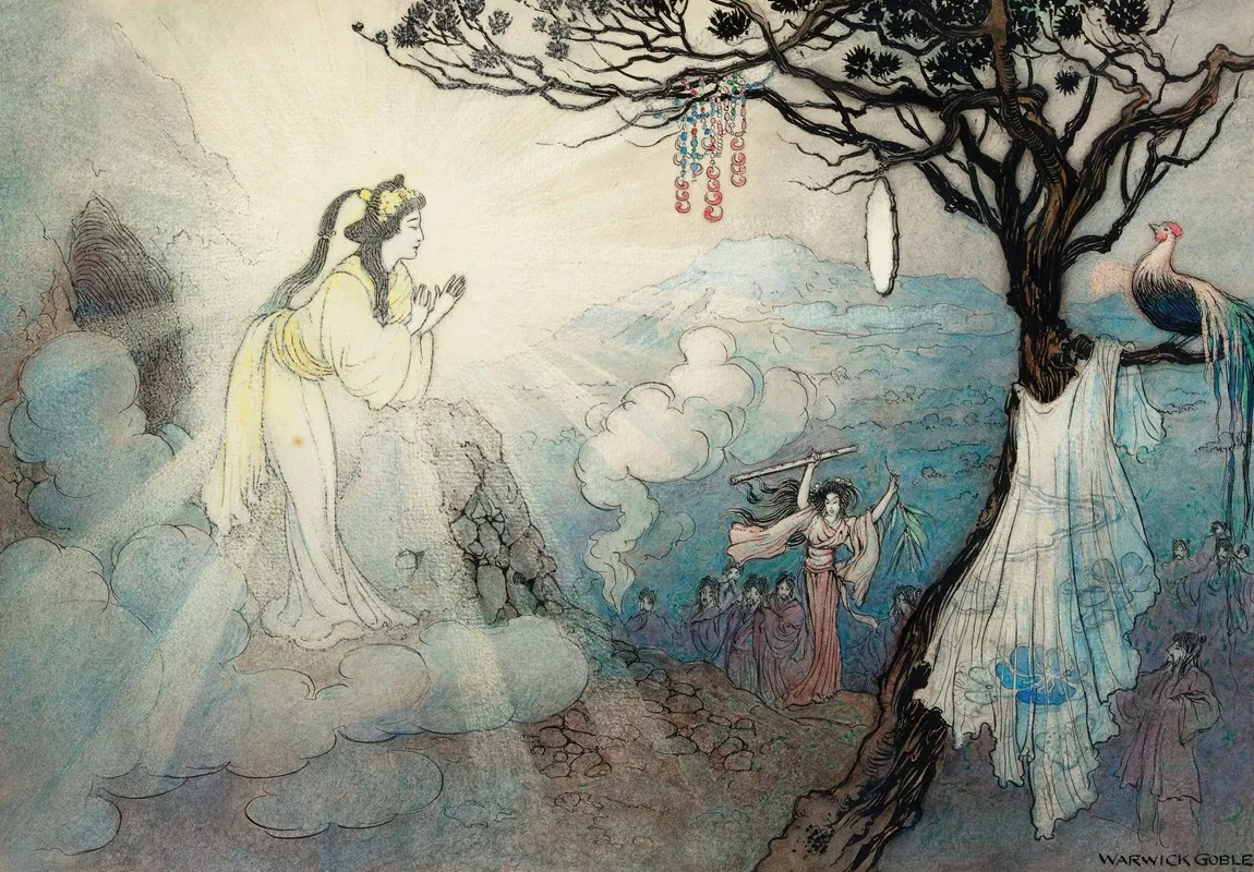 The Story Of Suza The Impetuous by Warwick Goble - Canvas Print