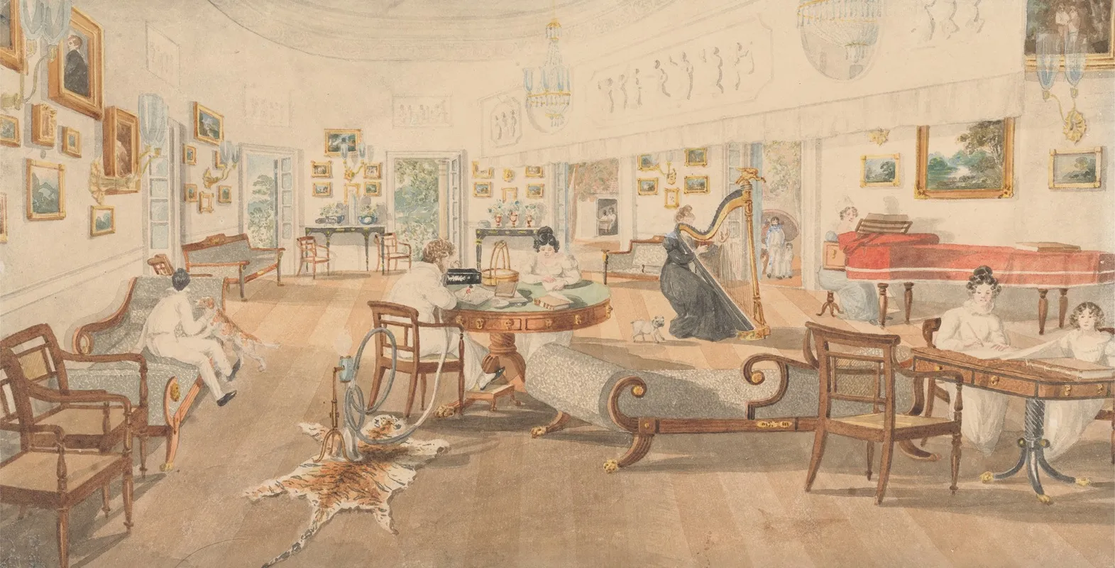 The Summer Room In The Artists House At Patna