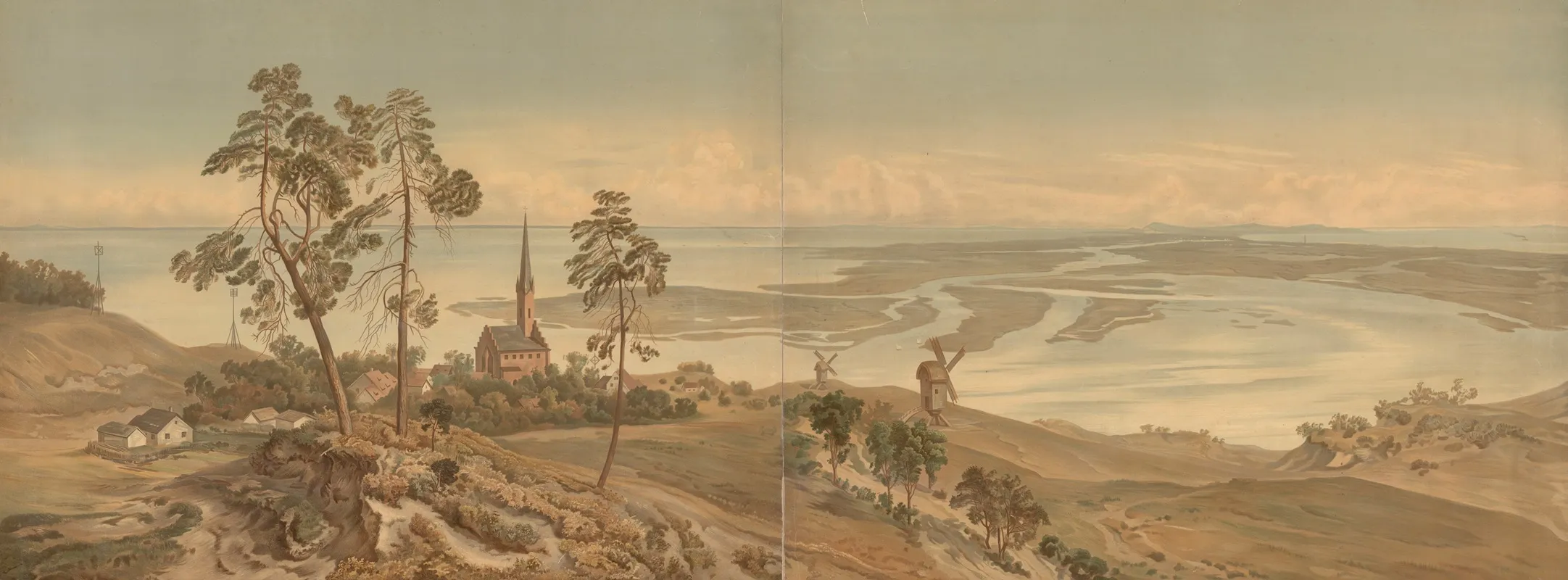 The Szczecin Lagoon by Ed Hölzel - Canvas Print