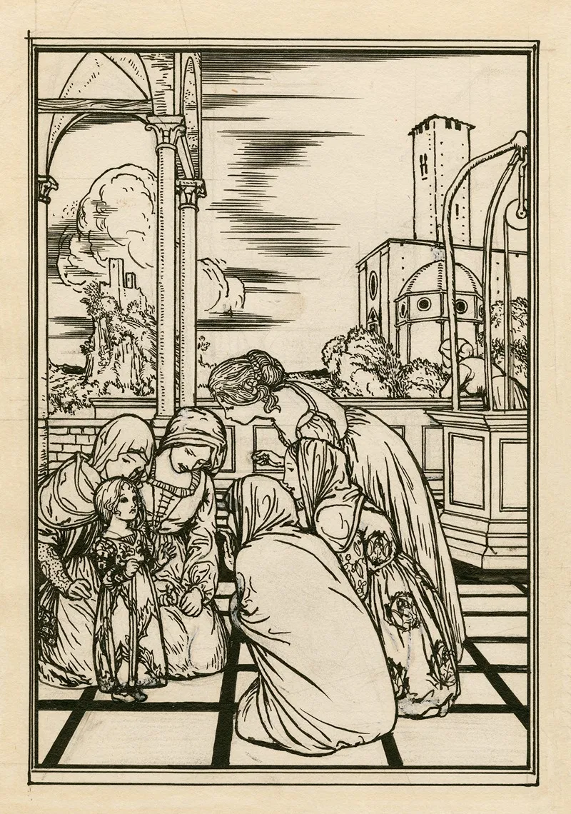 The Tempest Act 1 Scene 2 2 by Robert Anning Bell - Canvas Print