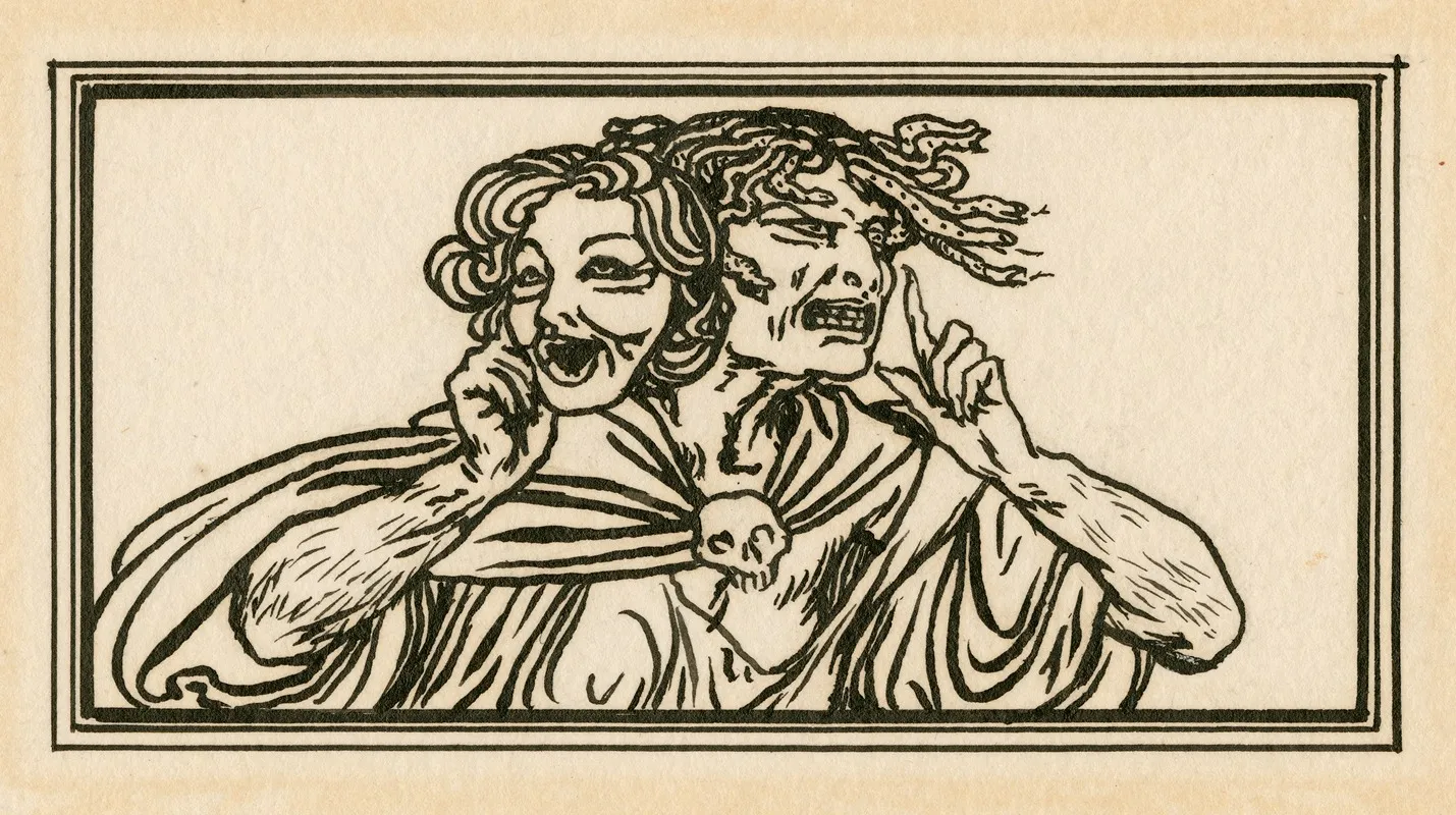 The Tempest Act 2 Scene 1 2 by Robert Anning Bell - Canvas Print