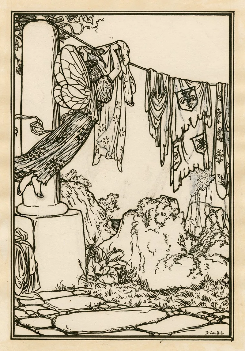 The Tempest Act 4 Scene 1 2 by Robert Anning Bell - Canvas Print