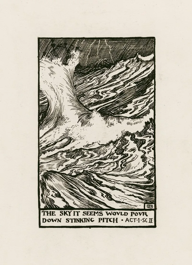 The Tempest The Sky It Seems Would Pour Down Stinking Pitch Act I Scene Ii
