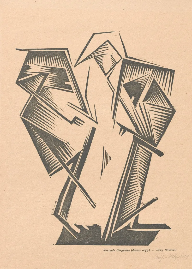 The Temptation Of Christ 10 by Jerzy Hulewicz - Canvas Print