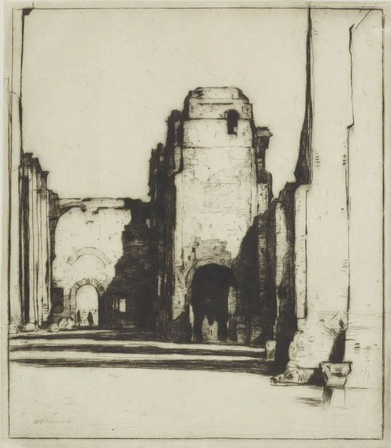 The Tepidarium Thermae Of Caracalla 2