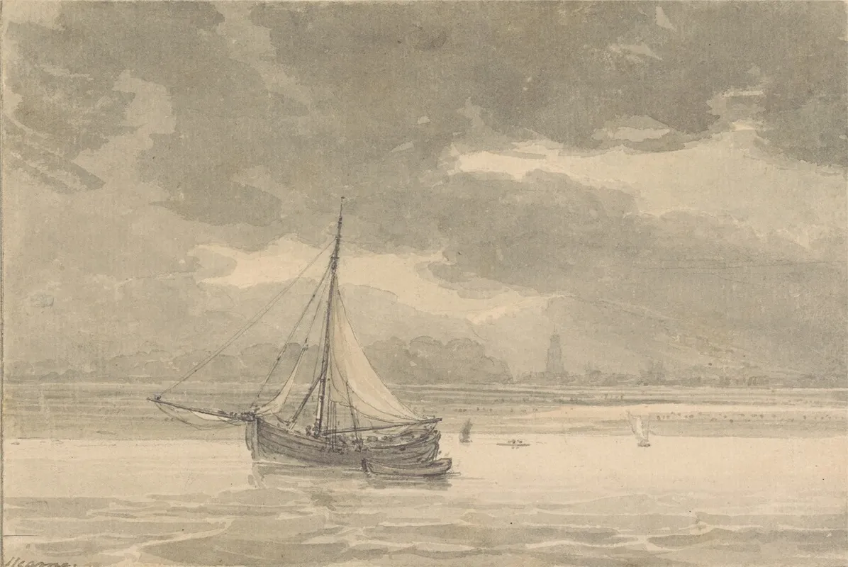 The Thames From The Ship Inn Greenwich