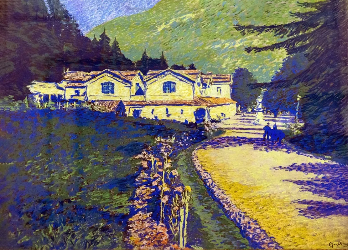 The Thermal Baths Of Luchon by Georges Gaudion - Canvas Print