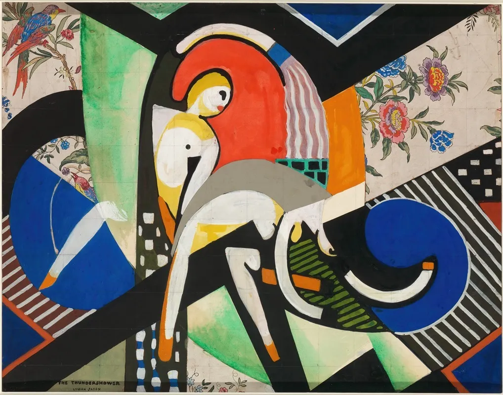 The Thundershower Study For Painting by Henry Lyman Saÿen - Canvas Print