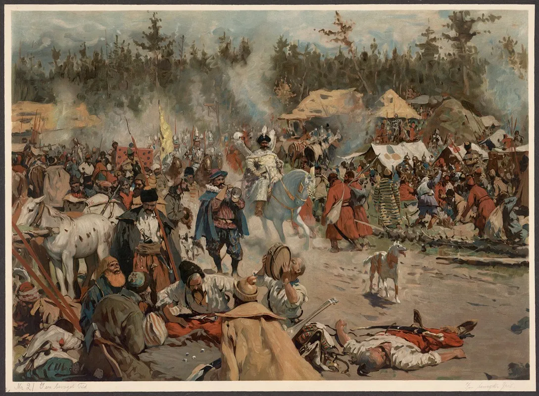 The Time Of Troubles by Sergey Ivanov - Canvas Print