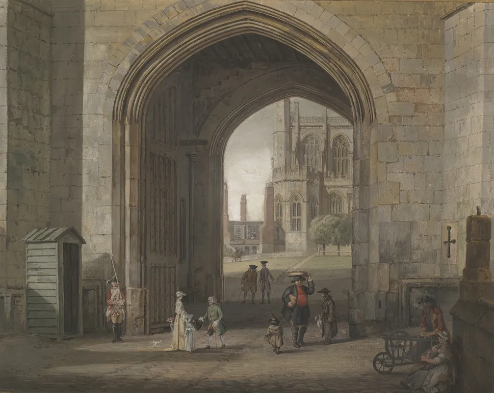 The Tower Gate At Windsor Castle