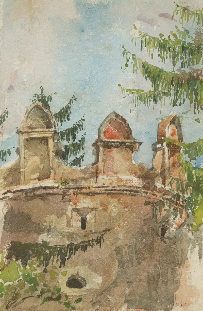 The Tower Of The Manor House In Strazky