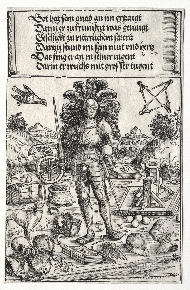 The Triumphal Arch Of Maximilian I Emperor Maximilian As Patron Of Improvements In Artillery And Armor