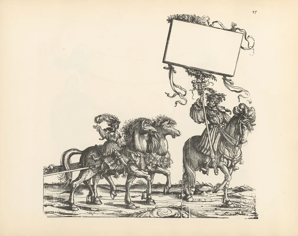 The Triumphs Of The Emperor Maximilian I Pl 27