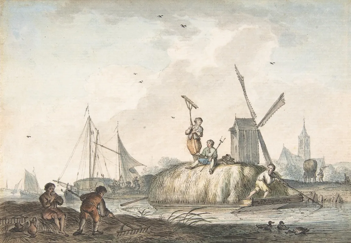 The Twelve Months by Hendrik Meijer - Canvas Print