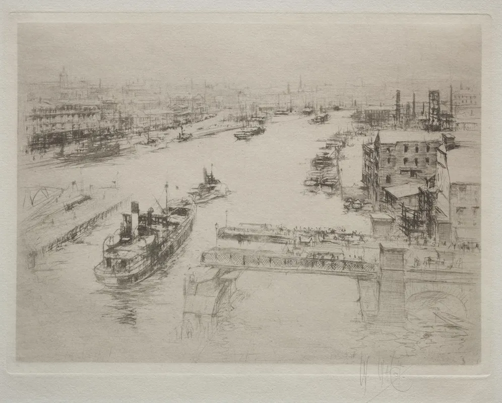 The Tyne by William Walcot - Canvas Print