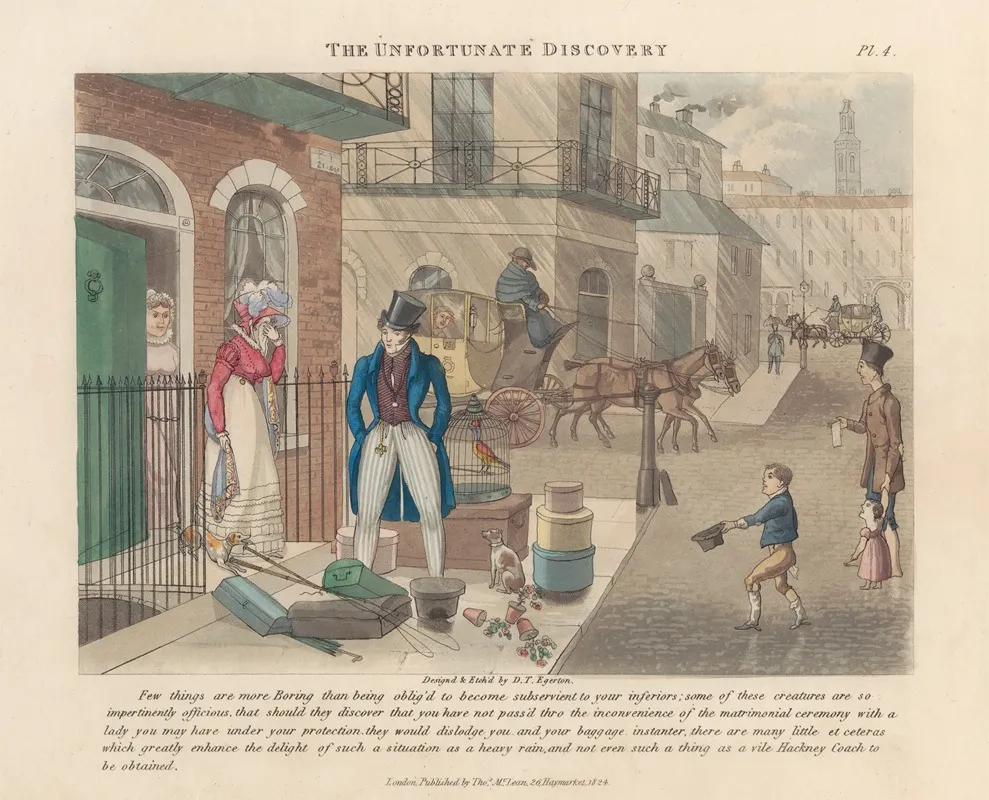 The Unfortunate Dicovery by Daniel Thomas Egerton - Canvas Print