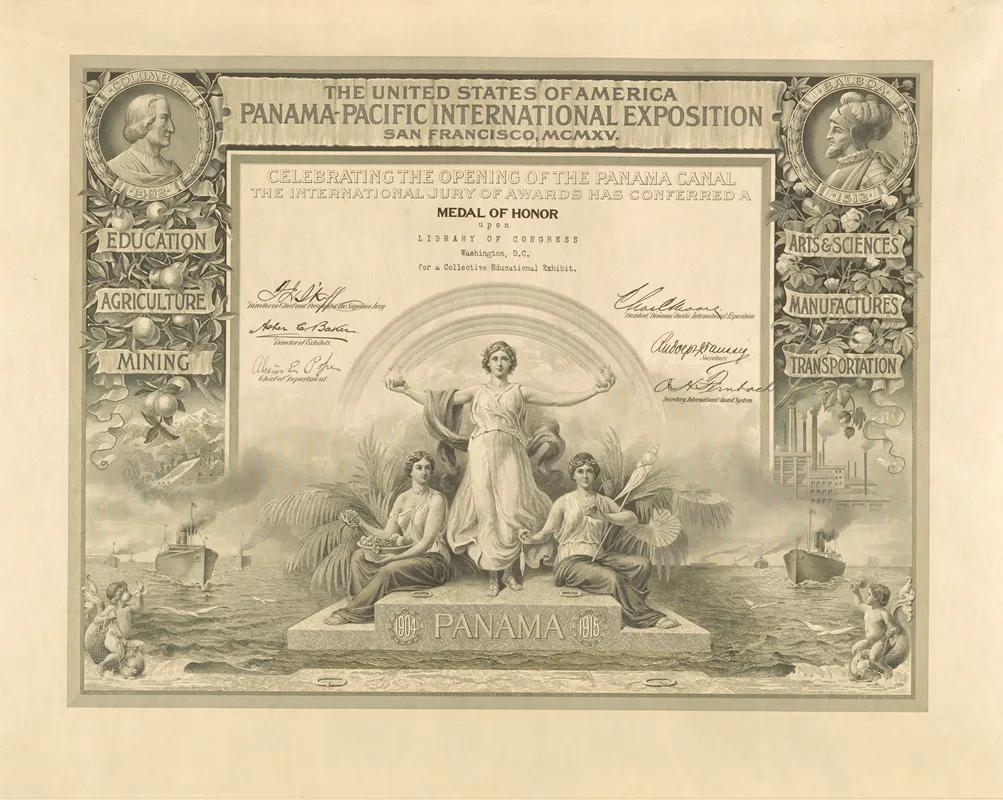 The United States Of America Panama Pacific International Exposition San Francisco Mcmxv