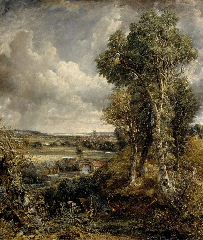 The Vale Of Dedham by John Constable - Canvas Print