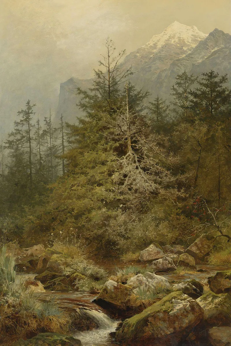 The Valley Of Sweet Waters by Benjamin Williams Leader - Canvas Print