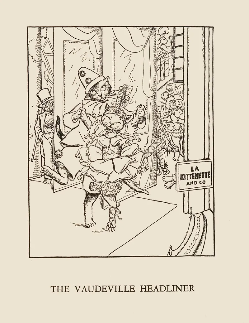 The Vaudeville Headliner by William Ely Hill - Canvas Print