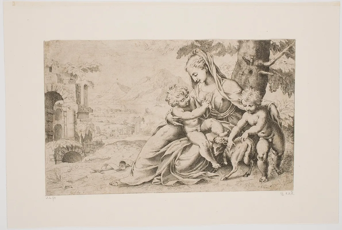 The Virgin In A Landscape