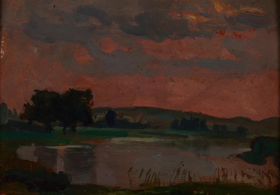 The Vistula In The Twilight