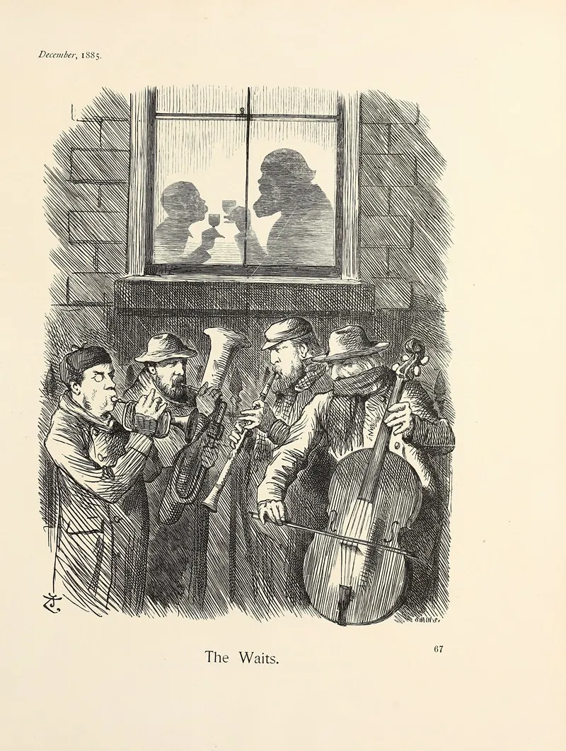The Waits by Sir John Tenniel - Canvas Print