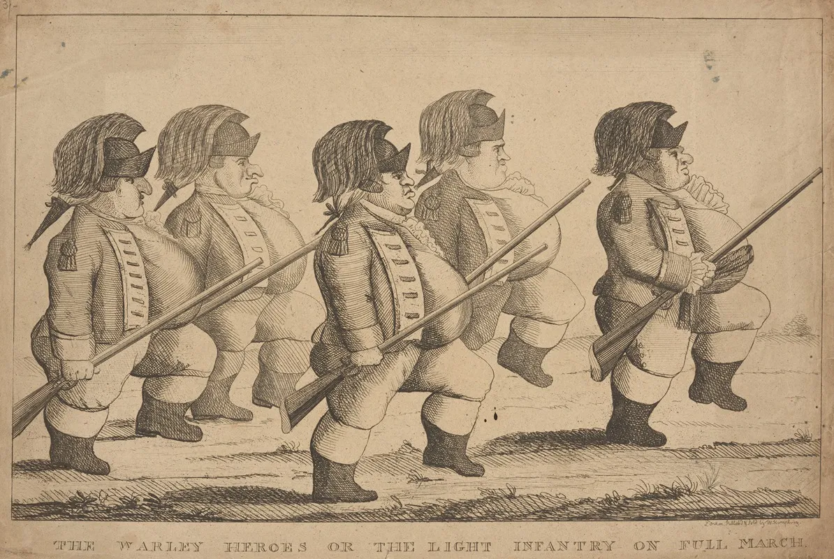 The Warley Heroes Or The Light Infantry On Full March