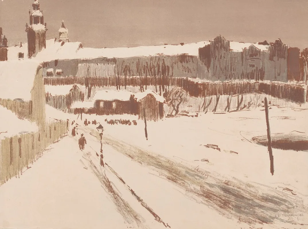 The Wawel Castle by Edward Trojanowski - Canvas Print