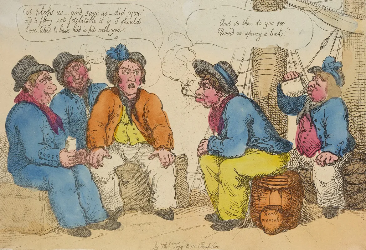 The Welch Sailors Mistake Or Tars In Conversation