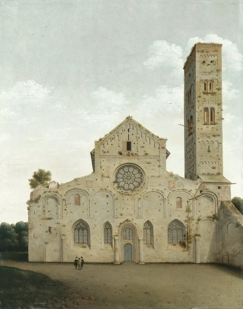 The West Facade Of The Church Of Saint Mary In Utrecht