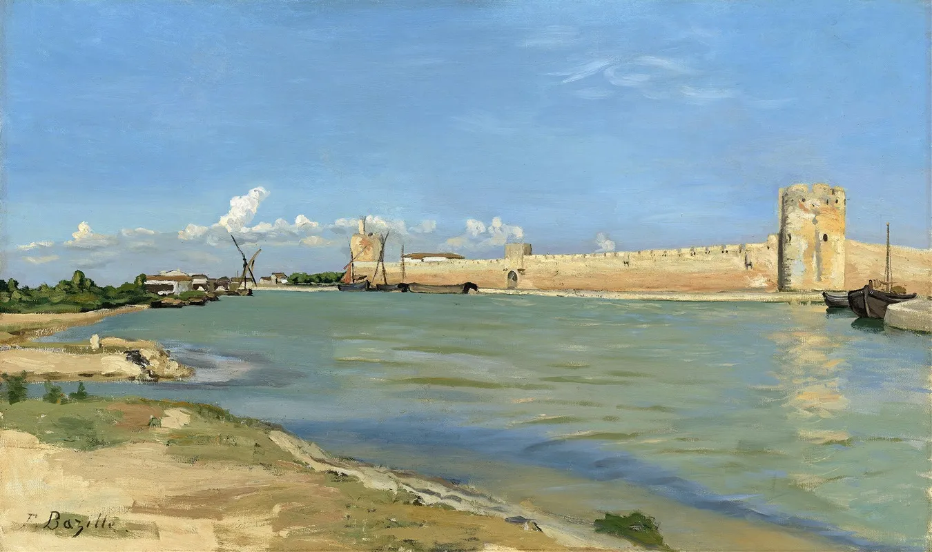 The Western Ramparts At Aigues Mortes