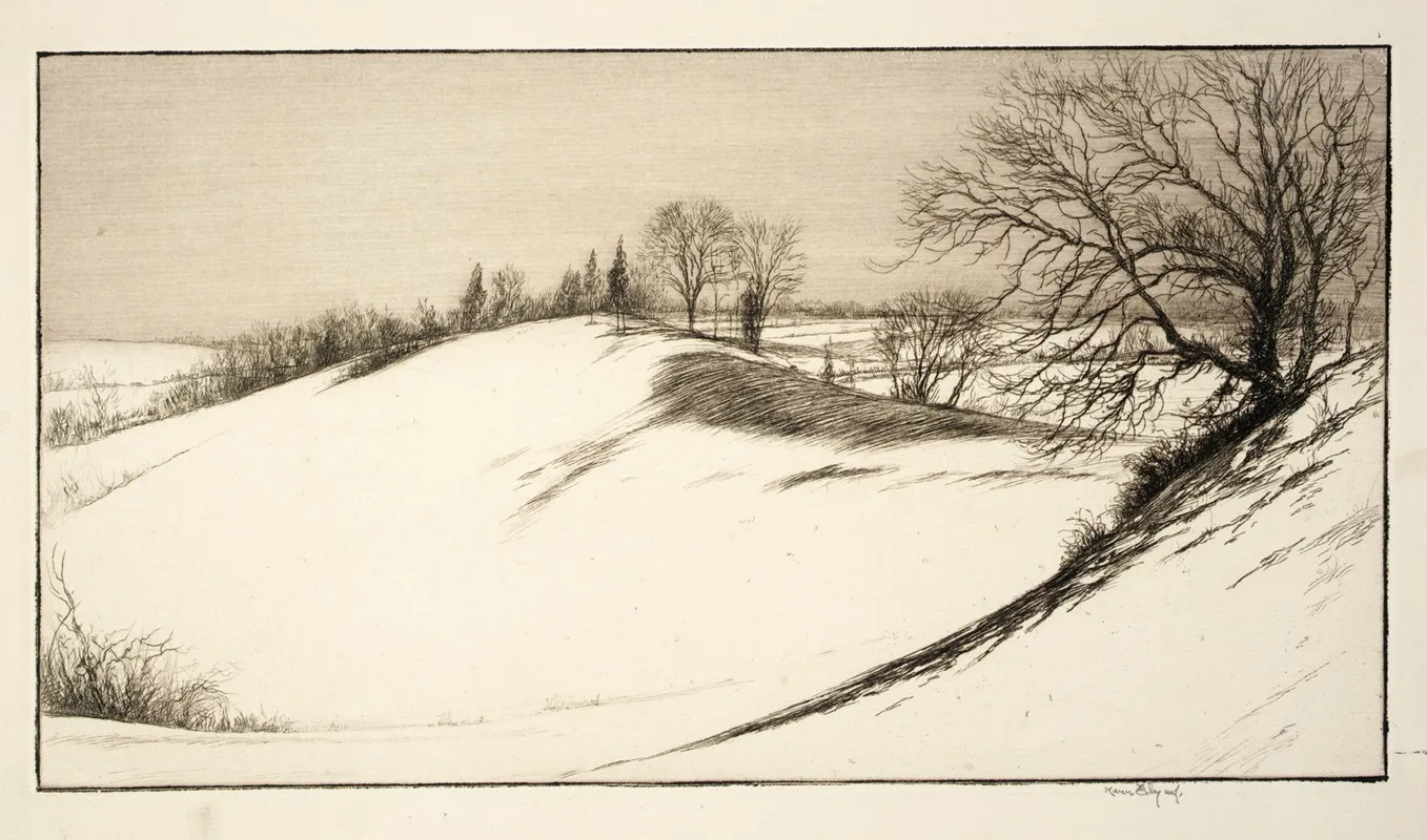 The Whales Back by Kerr Eby - Canvas Print