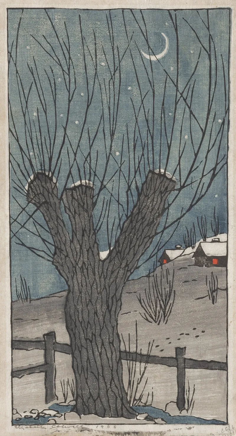 The Willow 3 by Elizabeth Colwell - Canvas Print