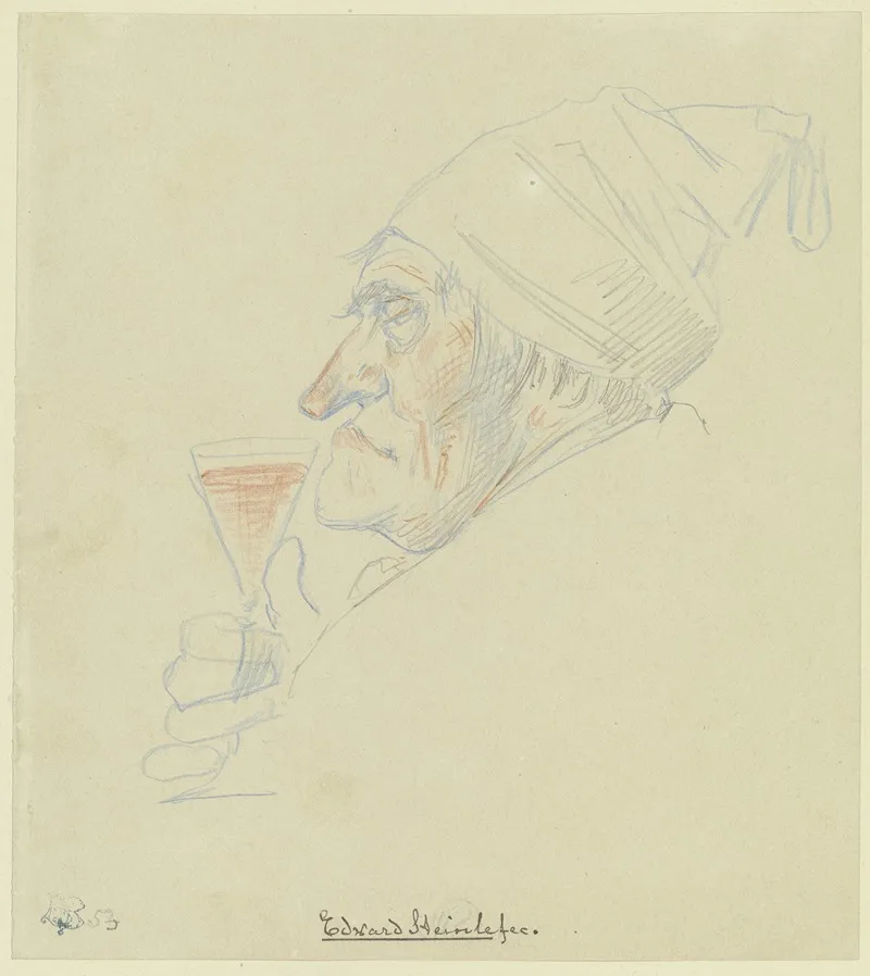 The Wine Tasting by Eduard von Steinle - Canvas Print