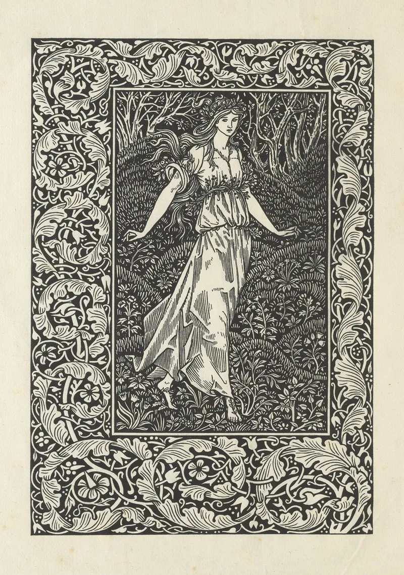 The Wood Beyond The World by Sir Edward Coley Burne-Jones - Canvas Print