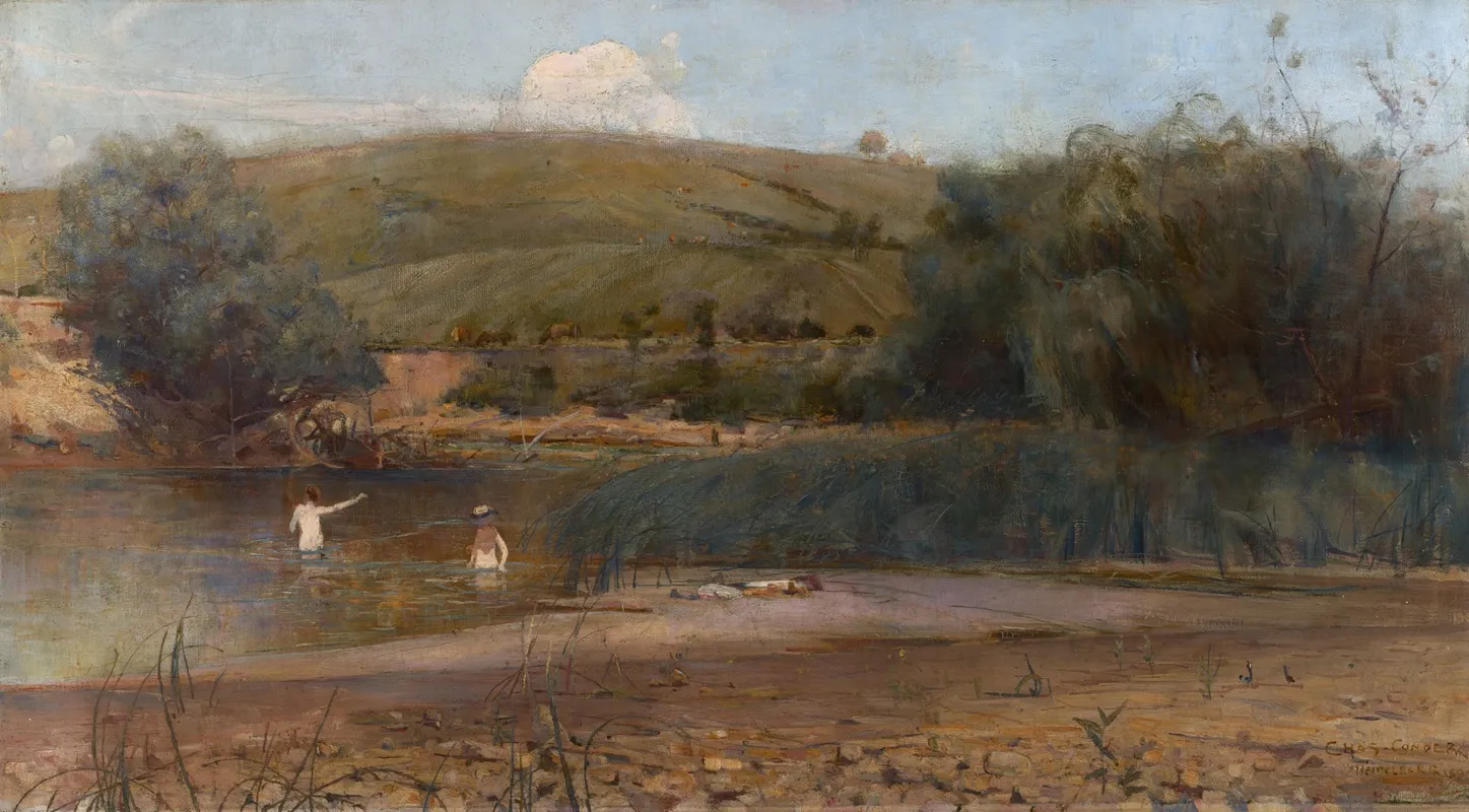 The Yarra Heidelberg by Charles Conder - Canvas Print