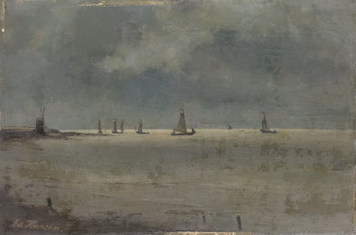 The Zuider Zee by Eduard Karsen - Canvas Print