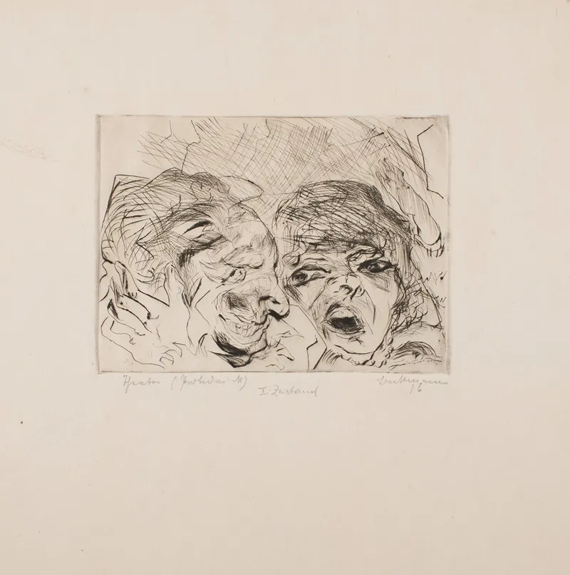 Theater by Max Beckmann - Canvas Print