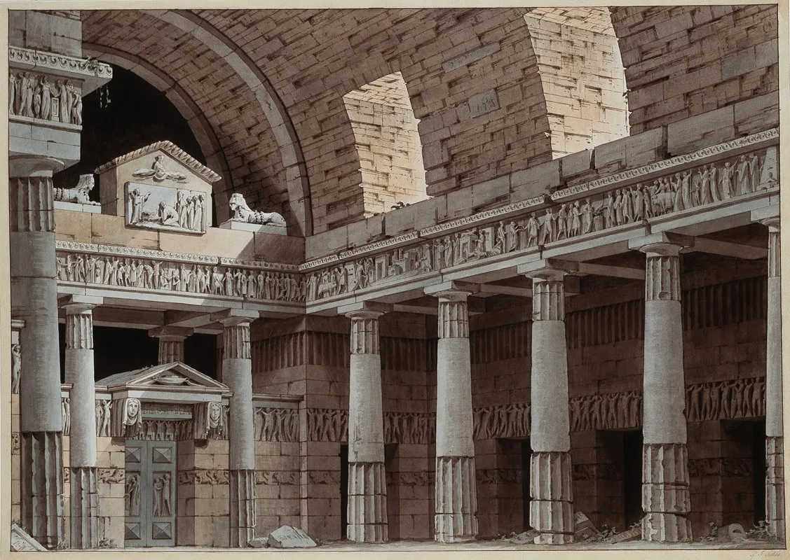 Theatre Decoration by Giorgio Fuentes - Canvas Print