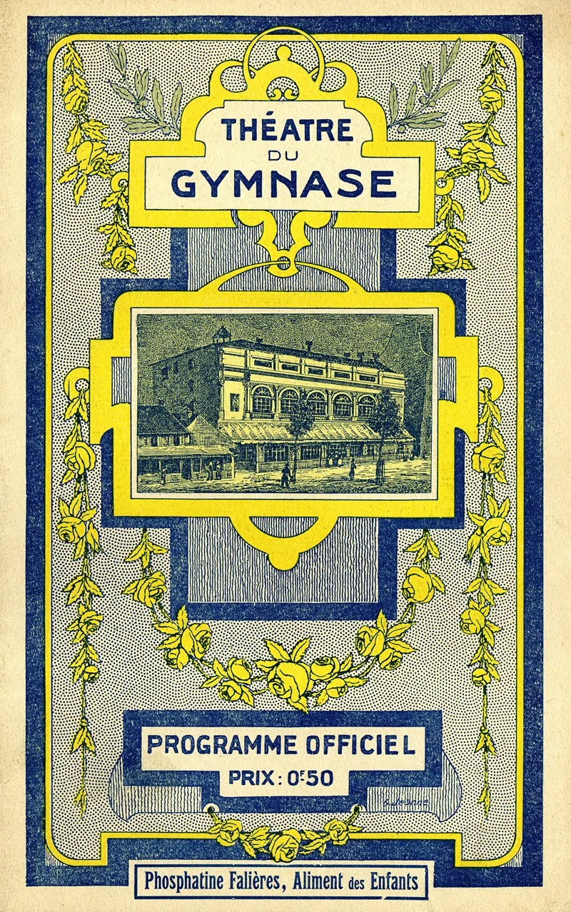 Theatre Du Gymnase Programme Officiel 3
