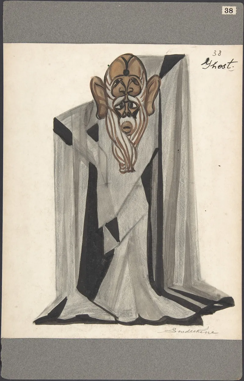 Theatrical Ghost Costume For Le Rossignol