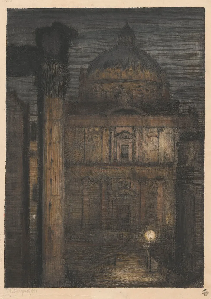 Theme From Rome 3 by Feliks Jabłczyński - Canvas Print