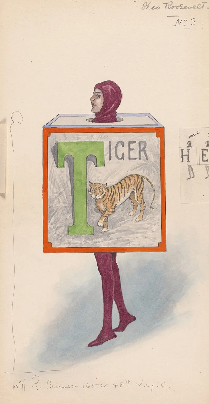 Theo Roosevelt No 3 by Will R. Barnes - Canvas Print