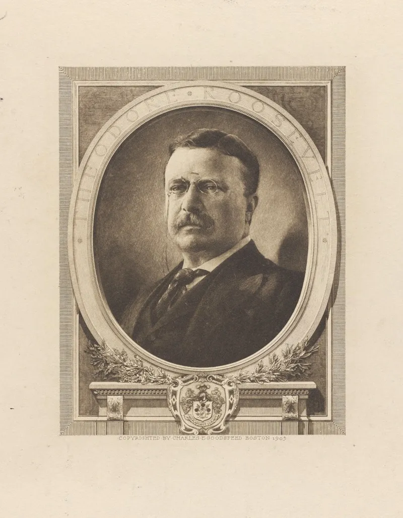 Theodore Roosevelt 8 by Sidney Lawton Smith - Canvas Print