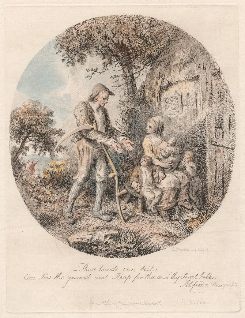 There Hands Can Tell by Elias Martin - Canvas Print