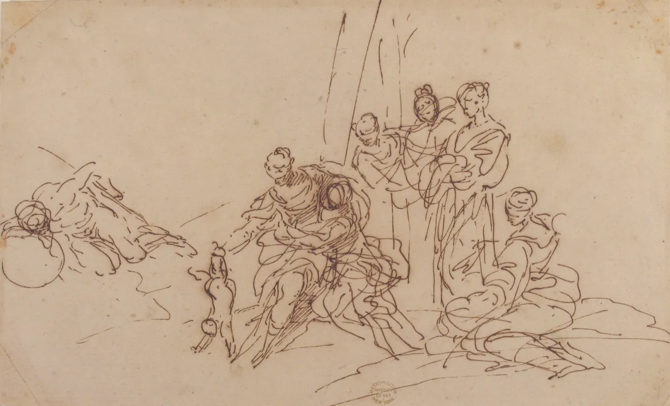 Thetis Dipping The Infant Achilles Into The Waters Of The Styx