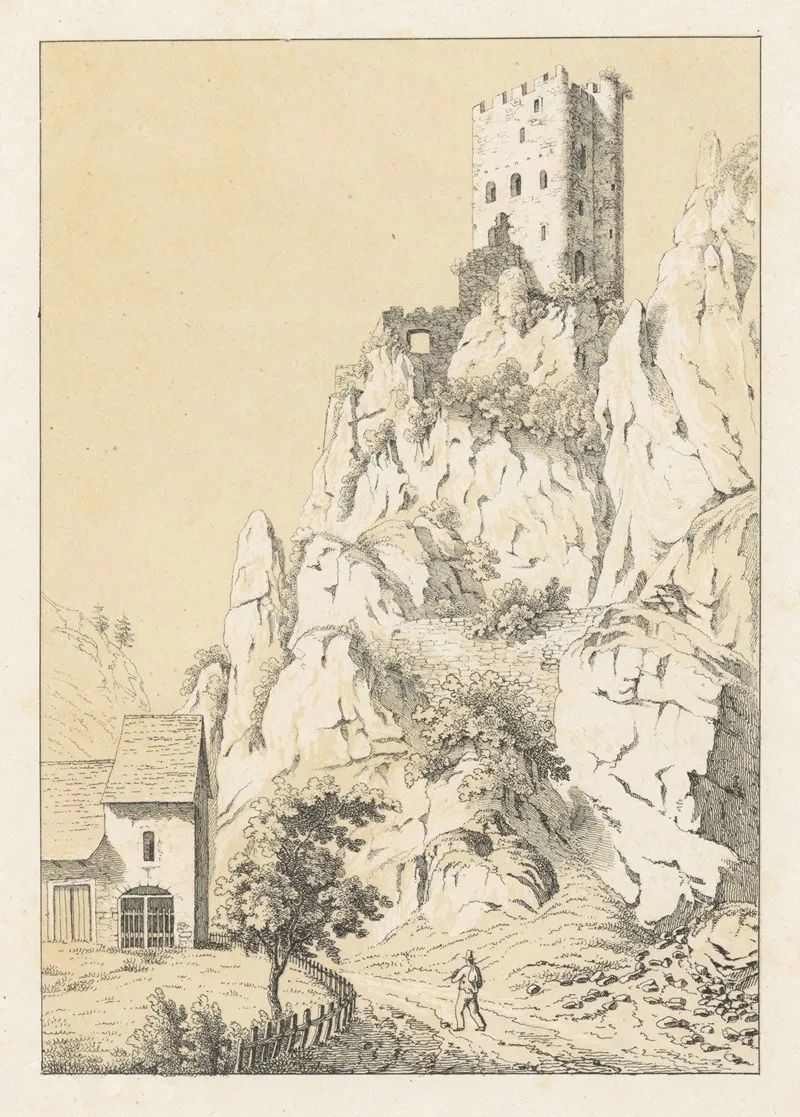 Thierstein by Johann Friedrich Wagner - Canvas Print
