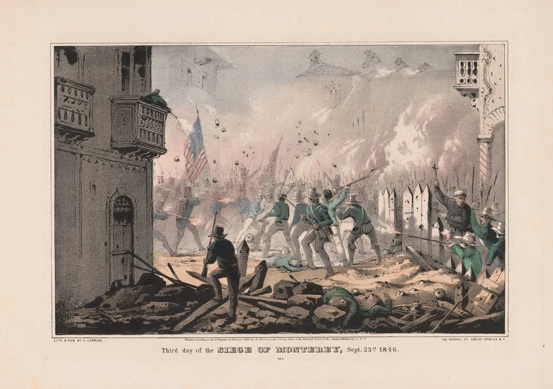Third Day Of The Siege Of Monterey Sept 23rd 1846