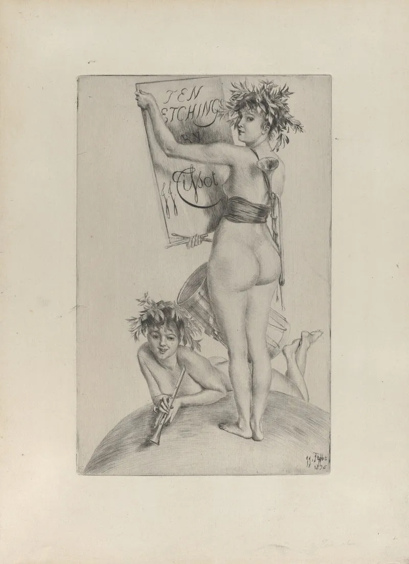 Third Frontispiece by James Tissot - Canvas Print